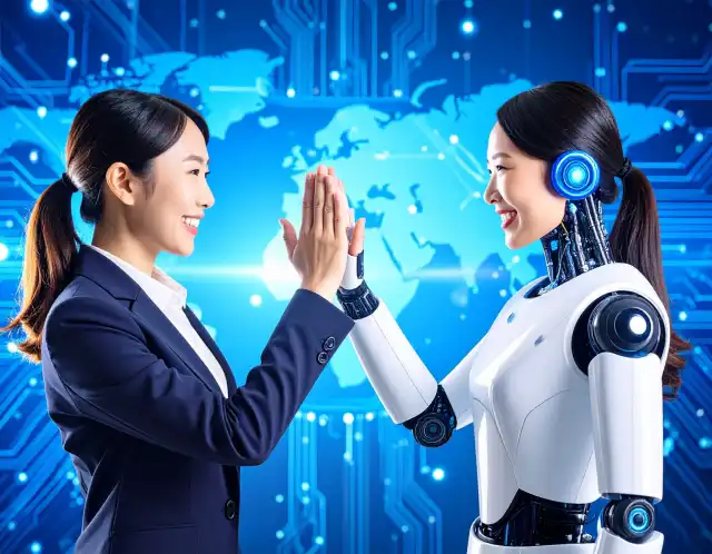 AIと専門家の画像