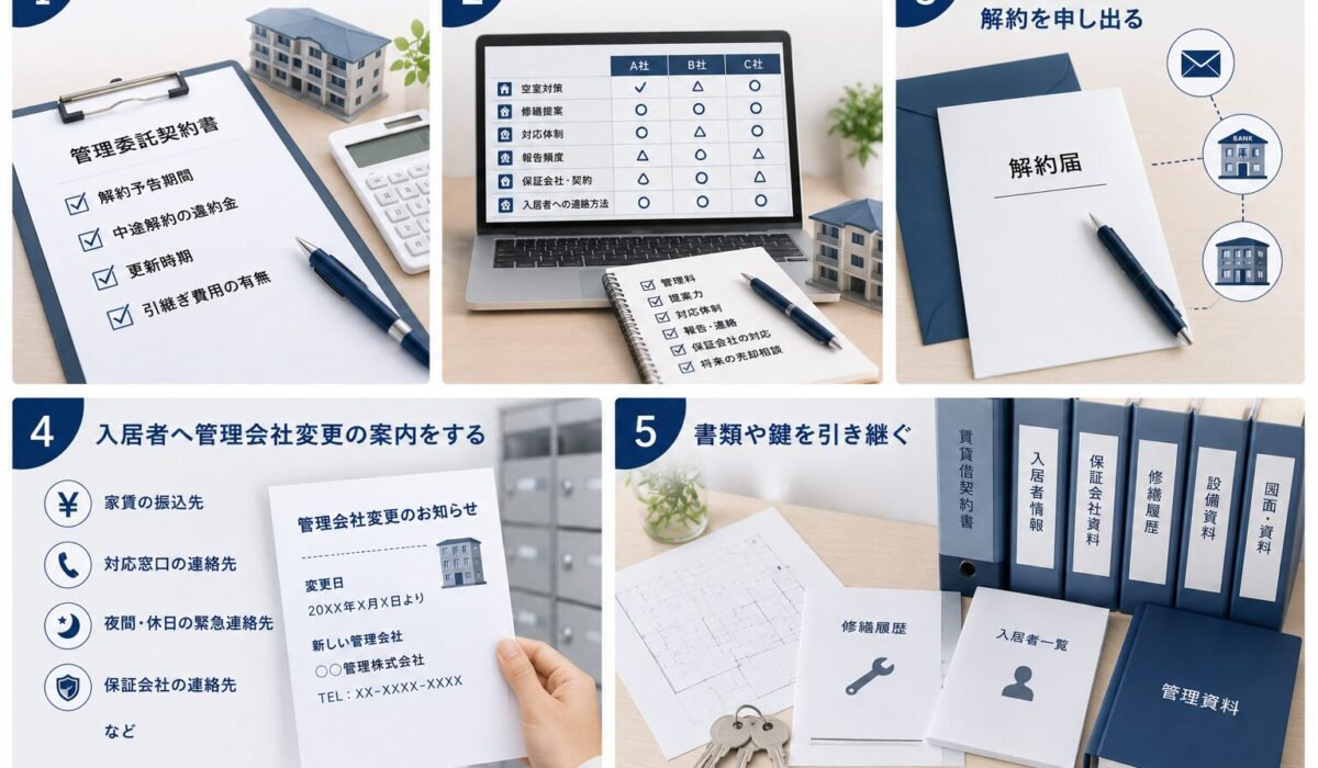 管理会社変更の手順