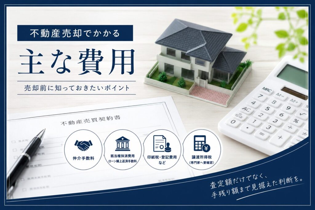 不動産売却にかかる費用と手残り額の考え方 